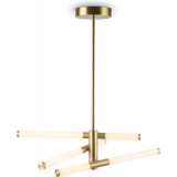 Axis III LED 72.5 cm white-brass modern ceiling lamp Maytoni