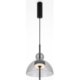 Bangkok LED 25 cm gray modern glass pendant lamp Maytoni