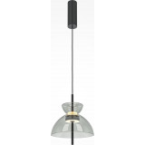 Lampa wisząca szklana modern Bangkok II LED 25cm szara Maytoni