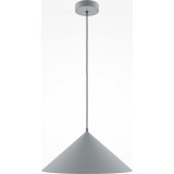 Lampa wisząca stożek Basic Colors 35cm szara Maytoni