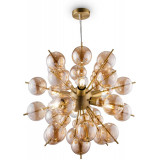 Lampa wisząca szklane kule Bolla 57,3cm bursztynowa Maytoni