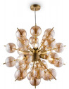 Lampa wisząca szklane kule Bolla 57,3cm bursztynowa Maytoni