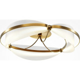 Plafon modern glamour Breeze LED 3000K 60cm przeźroczysty / mosiądz Maytoni