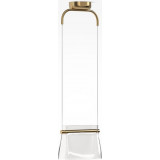Cabaret LED 25 cm transparent-brass modern glass pendant lamp Maytoni
