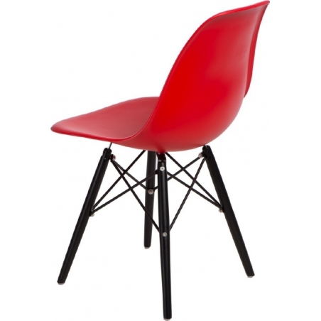 DSW PP Black red polypropylene chair D2.Design