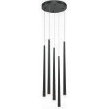 Cascade LED Va 3.5 cm H110 cm black pendant lamp Maytoni