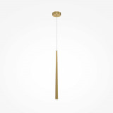 Lampa wisząca Cascade LED 3,5cm H82,5cm mosiężna Maytoni