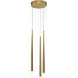 Lampa wisząca Cascade LED IIIa 3,5cm H110cm mosiężna Maytoni