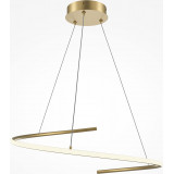 Curve LED 60 cm brass modern pendant lamp Maytoni