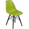 DSW PP Black green scandinavian chair D2.Design