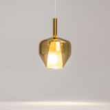 Duality 20 cm gold modern glass pendant lamp Maytoni