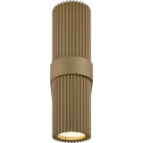 Dynamics gold ribbed up-down wall lamp Maytoni