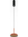 Lampa wisząca z płaskim kloszem El LED 15,3cm ruda Maytoni