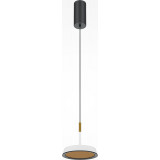 Lampa wisząca z płaskim kloszem El LED 15,3cm biała Maytoni