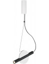 Enigma LED 30 cm white / black designer spotlight pendant lamp Maytoni