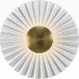 Kinkiet okrągły dekoracyjny Fiore LED 30cm biało-złoty Maytoni