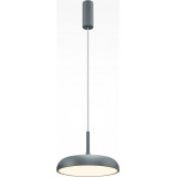 Lampa wisząca płaska Gerhard LED 30cm szara Maytoni
