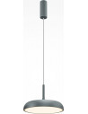 Lampa wisząca płaska Gerhard LED 30cm szara Maytoni