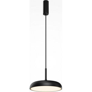 Lampa wisząca płaska Gerhard LED 30cm czarna Maytoni