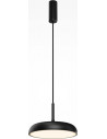 Lampa wisząca płaska Gerhard LED 30cm czarna Maytoni