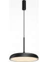 Lampa wisząca płaska Gerhard LED 40cm czarna Maytoni