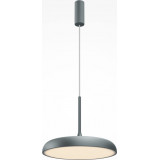 Lampa wisząca płaska Gerhard LED 40cm szara Maytoni