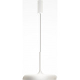 Gerhard LED 40 cm white flat pendant lamp Maytoni