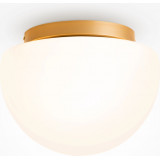 Glassy 31.5 cm white glass ceiling lamp Maytoni