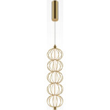 Lampa wisząca druciane kule glamour Golden Cage LED 13,9cm złota Maytoni