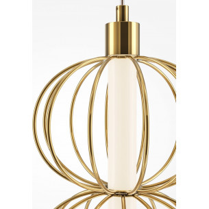 Kinkiet wiszący glamour Golden Cage LED złoty Maytoni 2