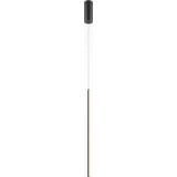 Halo LED 1.7 cm H80 cm black minimalist vertical pendant lamp Maytoni