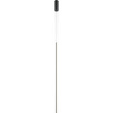 Halo LED 1.7 cm H125 cm black minimalist vertical pendant lamp Maytoni