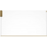 Halo LED 120 cm brass minimalist elongated pendant lamp Maytoni