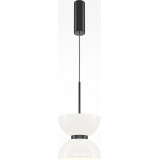 Kyoto LED 22 cm white-black japandi pendant lamp Maytoni