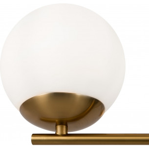 Żyrandol szklane kule retro Marble VII 81cm biały / mosiądz Maytoni 2