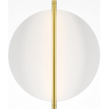 Kinkiet okrągły Mira LED 34cm biało-złoty Maytoni