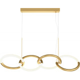 Lampa wisząca nowoczesna Node LED 100cm biało-złota Maytoni