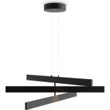 Origami LED 80 cm black modern pendant lamp Maytoni
