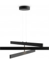 Origami LED 80 cm black modern pendant lamp Maytoni