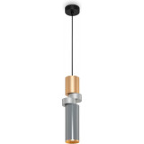 Palette II 9.5 cm silver / gold matte modern tube pendant lamp Maytoni
