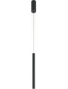 Lampa wisząca tuba minimalistyczna Pro Base LED 3cm czarna Maytoni