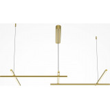 Lampa wisząca nowoczesna Radiance LED 121,4cm złota Maytoni