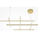 Radiance LED 115.6 cm gold modern pendant lamp Maytoni
