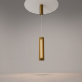 Sonata LED 8 cm brass modern pendant lamp Maytoni