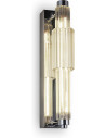 Kinkiet szklany hampton Verticale LED 6,5cm koniakowy / chrom Maytoni