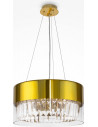 Wonderland 40 cm gold glass pendant lamp with crystals Maytoni
