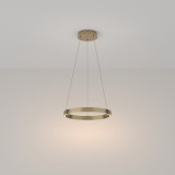 Rim LED 3000K 40 cm brass modern round pendant lamp Maytoni