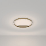 Plafon okrągły nowoczesny Rim LED 4000K 60cm mosiężny Maytoni Plafon okrągły nowoczesny Rim LED 4000K 60cm mosiężny Maytoni