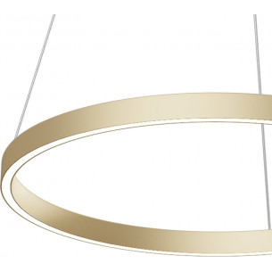 Lampa wisząca okrągła nowoczesna Rim LED 4000K 60cm mosiężna Maytoni 2