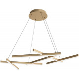 Line LED 3000K 101 cm gold modern pendant lamp Maytoni